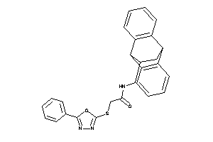 2-[(5-phenyl-1,3,4-oxadiazol-2-yl)thio]-N-(BLAHylmethyl)acetamide