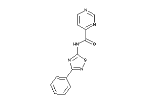 N-(3-phenyl-1,2,4-thiadiazol-5-yl)pyrimidine-4-carboxamide