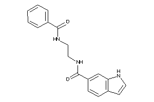 Image of N-(2-benzamidoethyl)-1H-indole-6-carboxamide