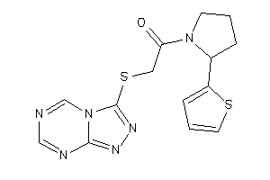 1-[2-(2-thienyl)pyrrolidino]-2-([1,2,4]triazolo[4,3-a][1,3,5]triazin-3-ylthio)ethanone