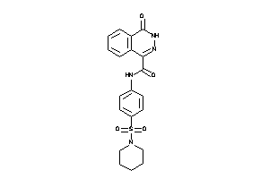Image of 4-keto-N-(4-piperidinosulfonylphenyl)-3H-phthalazine-1-carboxamide