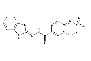 N-(3H-1,3-benzothiazol-2-ylideneamino)-2,2-diketo-3,4-dihydropyrido[2,1-c][1,2,4]thiadiazine-7-carboxamide