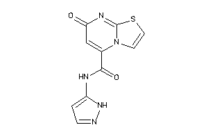 7-keto-N-(1H-pyrazol-5-yl)thiazolo[3,2-a]pyrimidine-5-carboxamide