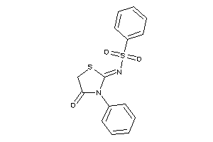 N-(4-keto-3-phenyl-thiazolidin-2-ylidene)benzenesulfonamide