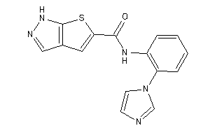 N-(2-imidazol-1-ylphenyl)-1H-thieno[2,3-c]pyrazole-5-carboxamide