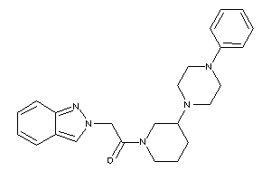 2-indazol-2-yl-1-[3-(4-phenylpiperazino)piperidino]ethanone