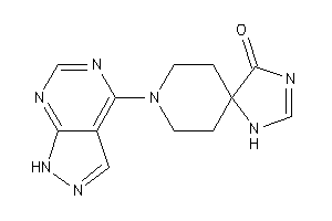 Image of 8-(1H-pyrazolo[3,4-d]pyrimidin-4-yl)-1,3,8-triazaspiro[4.5]dec-2-en-4-one