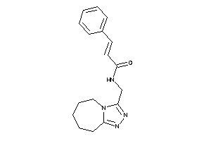 Image of 3-phenyl-N-(6,7,8,9-tetrahydro-5H-[1,2,4]triazolo[4,3-a]azepin-3-ylmethyl)acrylamide