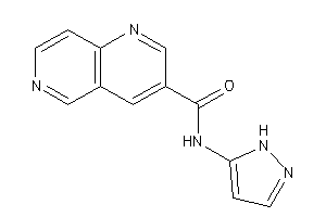 N-(1H-pyrazol-5-yl)-1,6-naphthyridine-3-carboxamide