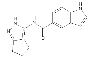 Image of N-(2,4,5,6-tetrahydrocyclopenta[c]pyrazol-3-yl)-1H-indole-5-carboxamide