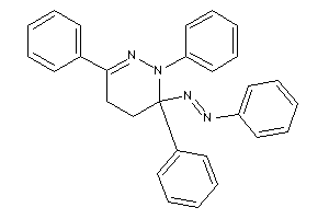 Phenyl-(2,3,6-triphenyl-4,5-dihydropyridazin-3-yl)diazene