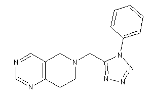 6-[(1-phenyltetrazol-5-yl)methyl]-7,8-dihydro-5H-pyrido[4,3-d]pyrimidine