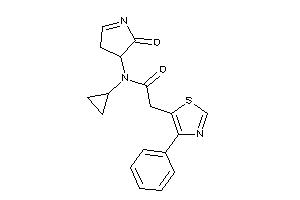 N-cyclopropyl-N-(2-keto-1-pyrrolin-3-yl)-2-(4-phenylthiazol-5-yl)acetamide