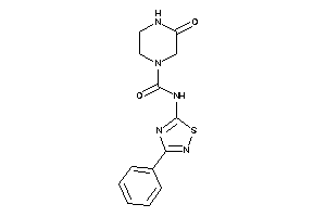 3-keto-N-(3-phenyl-1,2,4-thiadiazol-5-yl)piperazine-1-carboxamide