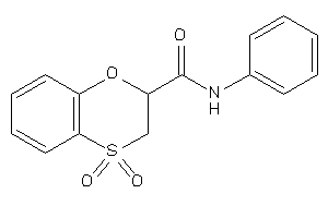 4,4-diketo-N-phenyl-2,3-dihydrobenzo[b][1,4]oxathiine-2-carboxamide