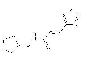 Image of N-(tetrahydrofurfuryl)-3-(thiadiazol-4-yl)acrylamide