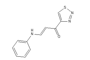 3-anilino-1-(thiadiazol-4-yl)prop-2-en-1-one