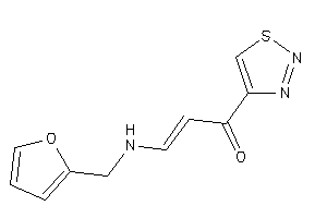 Image of 3-(2-furfurylamino)-1-(thiadiazol-4-yl)prop-2-en-1-one