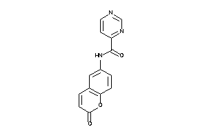 N-(2-ketochromen-6-yl)pyrimidine-4-carboxamide