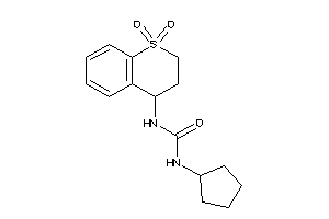 1-cyclopentyl-3-(1,1-diketo-3,4-dihydro-2H-thiochromen-4-yl)urea