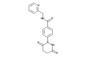 4-(3,6-diketohexahydropyridazin-1-yl)-N-(2-pyridylmethyl)benzamide