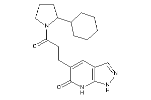 5-[3-(2-cyclohexylpyrrolidino)-3-keto-propyl]-1,7-dihydropyrazolo[3,4-b]pyridin-6-one
