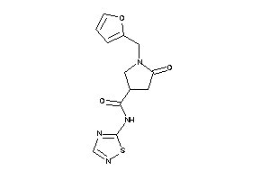 1-(2-furfuryl)-5-keto-N-(1,2,4-thiadiazol-5-yl)pyrrolidine-3-carboxamide