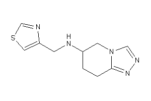 5,6,7,8-tetrahydro-[1,2,4]triazolo[4,3-a]pyridin-6-yl(thiazol-4-ylmethyl)amine
