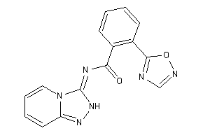 2-(1,2,4-oxadiazol-5-yl)-N-(2H-[1,2,4]triazolo[4,3-a]pyridin-3-ylidene)benzamide