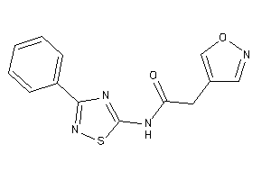 Image of 2-isoxazol-4-yl-N-(3-phenyl-1,2,4-thiadiazol-5-yl)acetamide