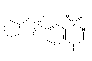 N-cyclopentyl-1,1-diketo-4H-benzo[e][1,2,4]thiadiazine-7-sulfonamide
