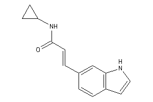 N-cyclopropyl-3-(1H-indol-6-yl)acrylamide