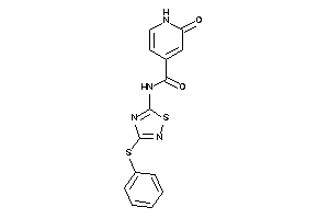 2-keto-N-[3-(phenylthio)-1,2,4-thiadiazol-5-yl]-1H-pyridine-4-carboxamide