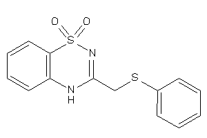 Image of 3-[(phenylthio)methyl]-4H-benzo[e][1,2,4]thiadiazine 1,1-dioxide