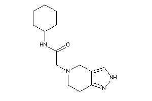 N-cyclohexyl-2-(2,4,6,7-tetrahydropyrazolo[4,3-c]pyridin-5-yl)acetamide