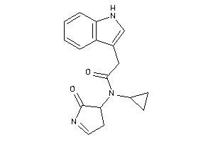 Image of N-cyclopropyl-2-(1H-indol-3-yl)-N-(2-keto-1-pyrrolin-3-yl)acetamide