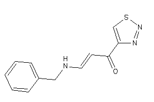 3-(benzylamino)-1-(thiadiazol-4-yl)prop-2-en-1-one