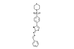 Benzal-[[4-(4-morpholinosulfonylphenyl)-4-thiazolin-2-ylidene]amino]amine
