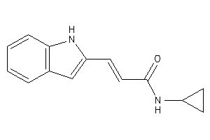 N-cyclopropyl-3-(1H-indol-2-yl)acrylamide