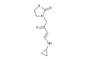 3-[4-(cyclopropylamino)-2-keto-but-3-enyl]thiazolidin-2-one