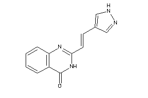 2-[2-(1H-pyrazol-4-yl)vinyl]-3H-quinazolin-4-one