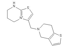 3-(6,7-dihydro-4H-thieno[3,2-c]pyridin-5-ylmethyl)-5,6,7,8-tetrahydrothiazolo[3,2-a]pyrimidin-4-ium