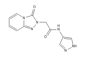 2-(3-keto-[1,2,4]triazolo[4,3-a]pyridin-2-yl)-N-(1H-pyrazol-4-yl)acetamide