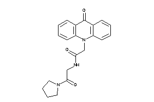 Image of 2-(9-ketoacridin-10-yl)-N-(2-keto-2-pyrrolidino-ethyl)acetamide