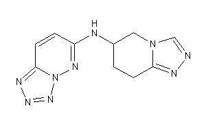 5,6,7,8-tetrahydro-[1,2,4]triazolo[4,3-a]pyridin-6-yl(tetrazolo[5,1-f]pyridazin-6-yl)amine