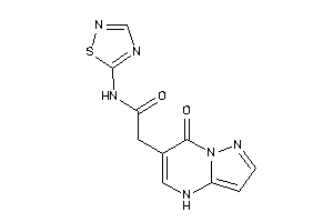 2-(7-keto-4H-pyrazolo[1,5-a]pyrimidin-6-yl)-N-(1,2,4-thiadiazol-5-yl)acetamide
