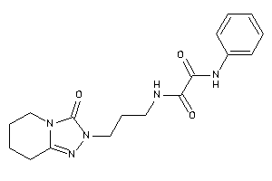 N-[3-(3-keto-5,6,7,8-tetrahydro-[1,2,4]triazolo[4,3-a]pyridin-2-yl)propyl]-N'-phenyl-oxamide