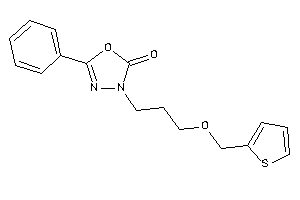 5-phenyl-3-[3-(2-thenyloxy)propyl]-1,3,4-oxadiazol-2-one