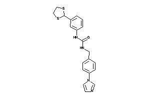 Image of 1-[3-(1,3-dithiolan-2-yl)phenyl]-3-(4-imidazol-1-ylbenzyl)urea