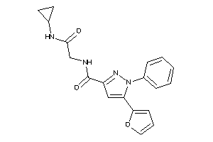 Image of N-[2-(cyclopropylamino)-2-keto-ethyl]-5-(2-furyl)-1-phenyl-pyrazole-3-carboxamide